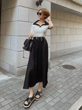 Akaneさん（レディース・163cm）の夏コーディネート