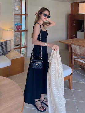 「madder vintage」｜Akaneさん（レディース・163cm）の夏コーディネート