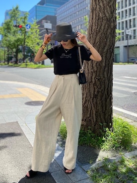 「madder vintage」｜Akaneさん（レディース・163cm）の夏コーディネート