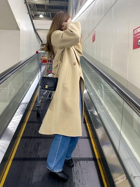 「madder vintage」｜「アイテム（ジャケット/アウター）」を使った、Akaneさん（レディース・163cm）の冬コーディネート