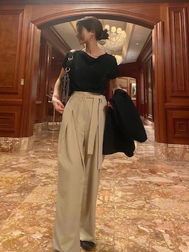 「madder vintage」｜「アイテム（ジャケット/アウター）」を使った、Akaneさん（レディース・163cm）の春コーディネート