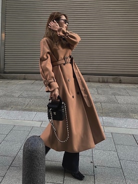 「madder vintage」｜「アイテム（ジャケット/アウター）」を使った、Akaneさん（レディース・163cm）の冬コーディネート