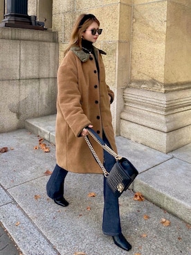 「madder vintage」｜「アイテム（ジャケット/アウター）」を使った、Akaneさん（レディース・163cm）の秋コーディネート