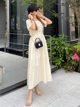 「madder vintage」｜「アイテム（帽子）」を使った、Akaneさん（レディース・163cm）の夏コーディネート