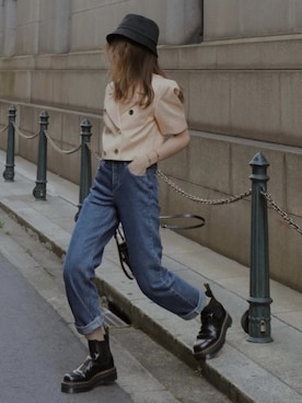 「Yves Saint Laurent（イヴサンローラン）のアイテム」を使った、Akaneさん（レディース・163cm）の夏コーディネート
