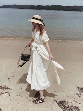 「chanel」｜「アイテム（帽子）」を使った、Akaneさん（レディース・163cm）の秋コーディネート