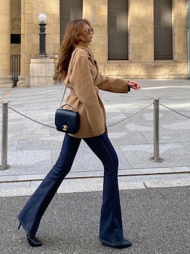 「madder vintage」｜「アイテム（ジャケット/アウター）」を使った、Akaneさん（レディース・163cm）の冬コーディネート