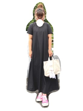 「Lattice（Lattice）のアイテム（ピアス（両耳用））」を使った、Ucariさん（レディース・158cm）の夏コーディネート