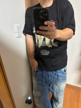 「Tシャツ×デニム」｜「アイテム（その他）」を使った、flocon de neige(ZOZOブランド化2021プロフ応援お願いします）さん（メンズ・177cm）の夏コーディネート