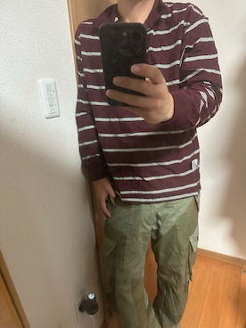 ANREALAGE（アンリアレイジ）の「SIDE ANGLE MIRITARY PANTS