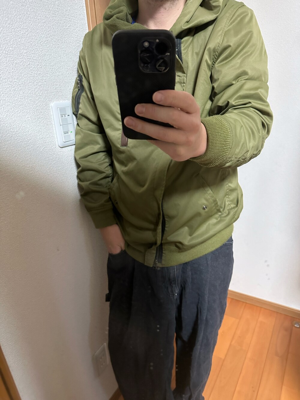 glamb Carol MA-1 カーキ　M glamb Carol MA-1 カーキM