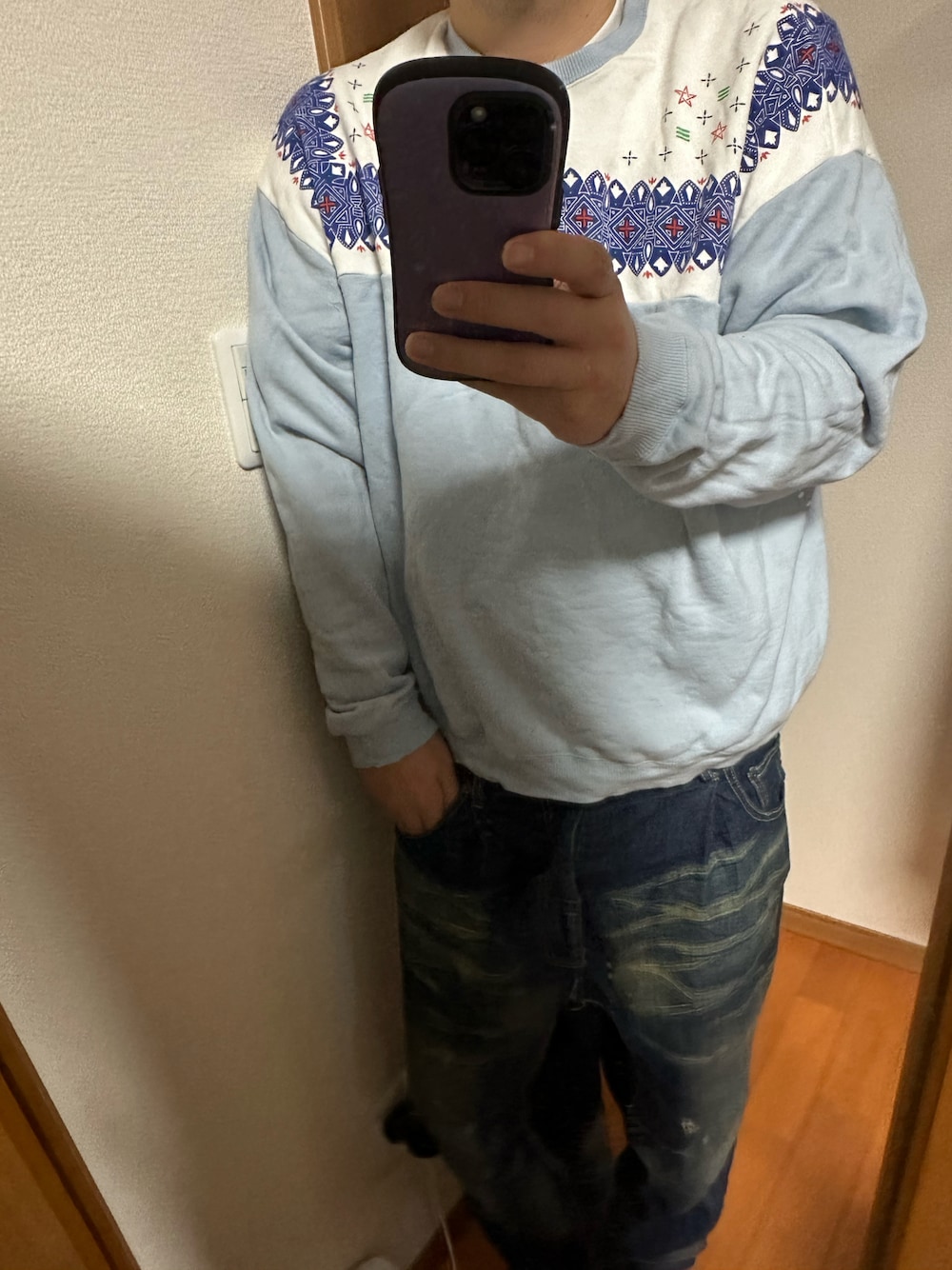 グラム/ギルバートサルエルデニム/バギーシルエット/グランジ/定価25190円 glamb（グラム）の「Gilbert sarrouel denim（デニムパンツ