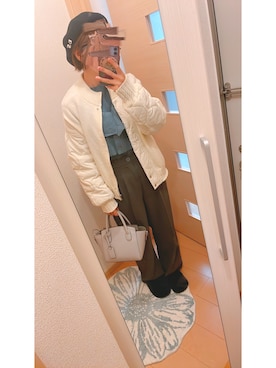 「アイテム（その他）」を使った、ユズルさん（レディース・151cm）の冬コーディネート