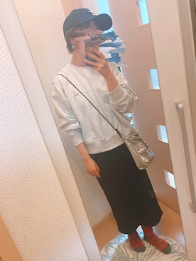 「アイテム（ソックス/靴下）」を使った、ユズルさん（レディース・151cm）の秋コーディネート