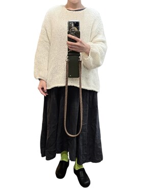 「titivate（ティティベイト）のアイテム」を使った、emkさん（骨格ウェーブ・レディース・165cm）の冬コーディネート