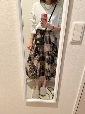 「LILY BROWN（リリーブラウン）のアイテム（アクセサリー）」を使った、ぴさん（レディース・160cm）の秋コーディネート