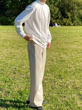 「アイテム（その他シューズ）」を使った、みやぽよさん（メンズ・175cm・20代）の秋コーディネート