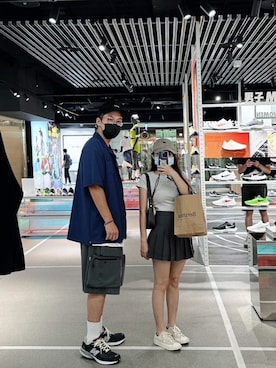 「990v3」｜阿展さん（メンズ・175cm）の夏コーディネート