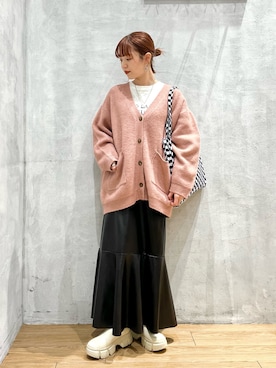 hinanoさん（レディース・155cm）の冬コーディネート