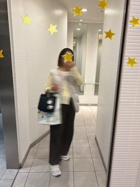 「アイテム（ダウンベスト）」を使った、みさん（レディース・164cm・20代）の秋コーディネート