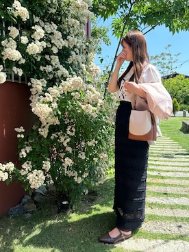 「La-gemme（ラジェム）のアイテム」を使った、misat☺︎  さん（レディース・154cm）の春コーディネート