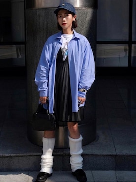 「WEAR」｜「アイテム（ワンピース/ドレス）」を使った、yukaさん（レディース・153cm）の冬コーディネート
