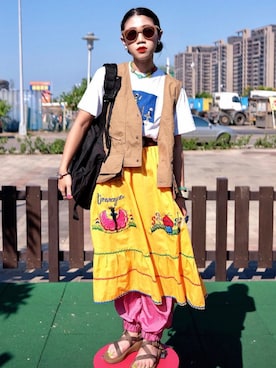 yukaさん（レディース・153cm）の秋コーディネート