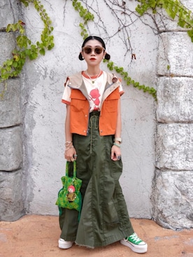 「WEAR」｜yukaさん（レディース・153cm）の秋コーディネート