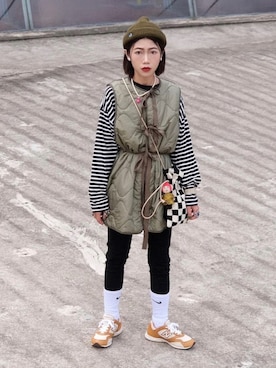 「アイテム（その他トップス）」を使った、yukaさん（レディース・153cm・20代）の冬コーディネート