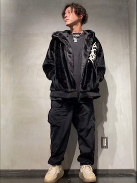 「アイテム（ブルゾン）」を使った、山Dさん（メンズ・160cm・30代）の夏コーディネート