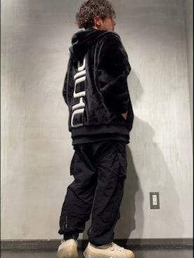 「アイテム（ブルゾン）」を使った、山Dさん（メンズ・160cm・30代）の夏コーディネート