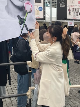 「いまどきジャケット写真」｜「アイテム（オールインワン・サロペット）」を使った、み。さん（レディース・153cm）の春コーディネート