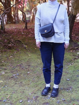 「conges payes ADIEU TRISTESSE（コンジェ ペイエ アデュートリステス）のアイテム」を使った、tiyさん（レディース・153cm）の秋コーディネート