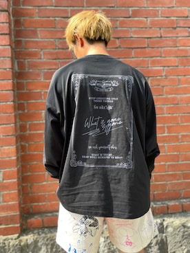 ロンt 短パン のメンズ人気ファッションコーディネート Wear