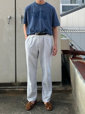 二軒茶屋さん（メンズ・178cm）の夏コーディネート