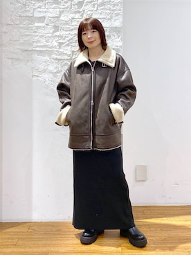 「アイテム（その他アウター）」を使った、mayaさん（レディース・156cm・40代）の秋コーディネート