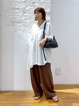 「アイテム（ワンピース/ドレス）」を使った、mayaさん（レディース・156cm・40代）の夏コーディネート