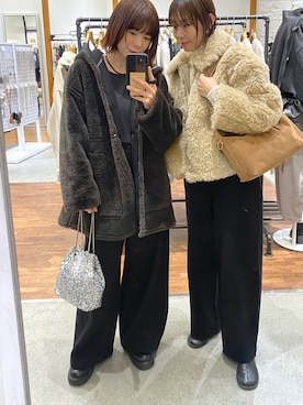 「アイテム（ブルゾン）」を使った、mayaさん（レディース・156cm・40代）の秋コーディネート