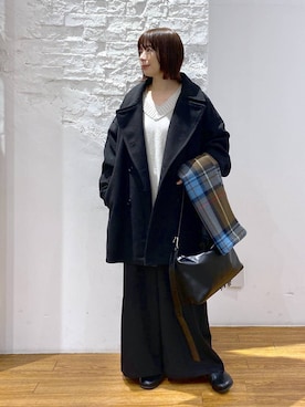 「LEPSIM」｜mayaさん（レディース・156cm）の冬コーディネート