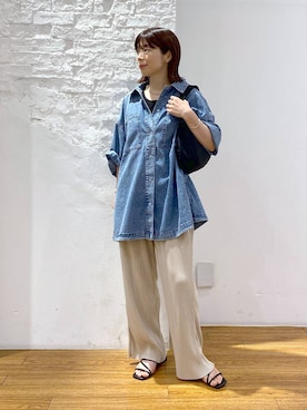 「LEPSIM」｜mayaさん（レディース・156cm・40代）の夏コーディネート