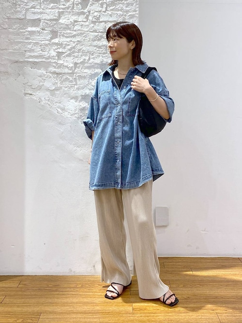 LEPSIM キレイめジレ　イージーパンツセット シアー刺繍イージーパンツ 498786（その他パンツ）｜LEPSIM