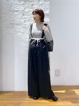 「アイテム（ニット/セーター）」を使った、mayaさん（レディース・156cm・30代）の夏コーディネート