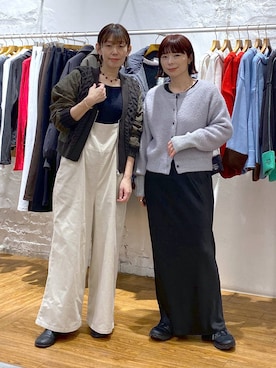 「アイテム（サロペット/オーバーオール）」を使った、mayaさん（レディース・156cm・40代）の冬コーディネート