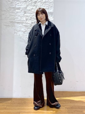 「LEPSIM」｜mayaさん（レディース・156cm）の冬コーディネート