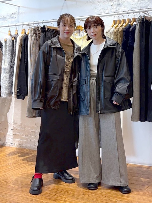 レプシィム　ドロストフーディブルゾン　黒 LEPSIM（レプシィム）の「ドロストフーディブルゾン（）」 - WEAR
