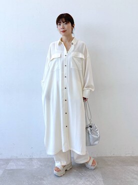 「アイテム（ワンピース/ドレス）」を使った、mayaさん（レディース・158cm・30代）の春コーディネート