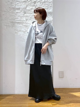 「アイテム（パーカー）」を使った、mayaさん（レディース・156cm・30代）の秋コーディネート