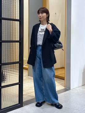 「アイテム（ベスト）」を使った、mayaさん（レディース・156cm・30代）の夏コーディネート