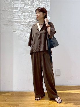 「LEPSIM（レプシィム）のアイテム」を使った、mayaさん（レディース・156cm）の夏コーディネート