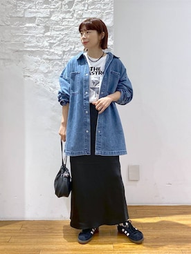 「アイテム（スカート）」を使った、mayaさん（レディース・156cm・30代）の夏コーディネート